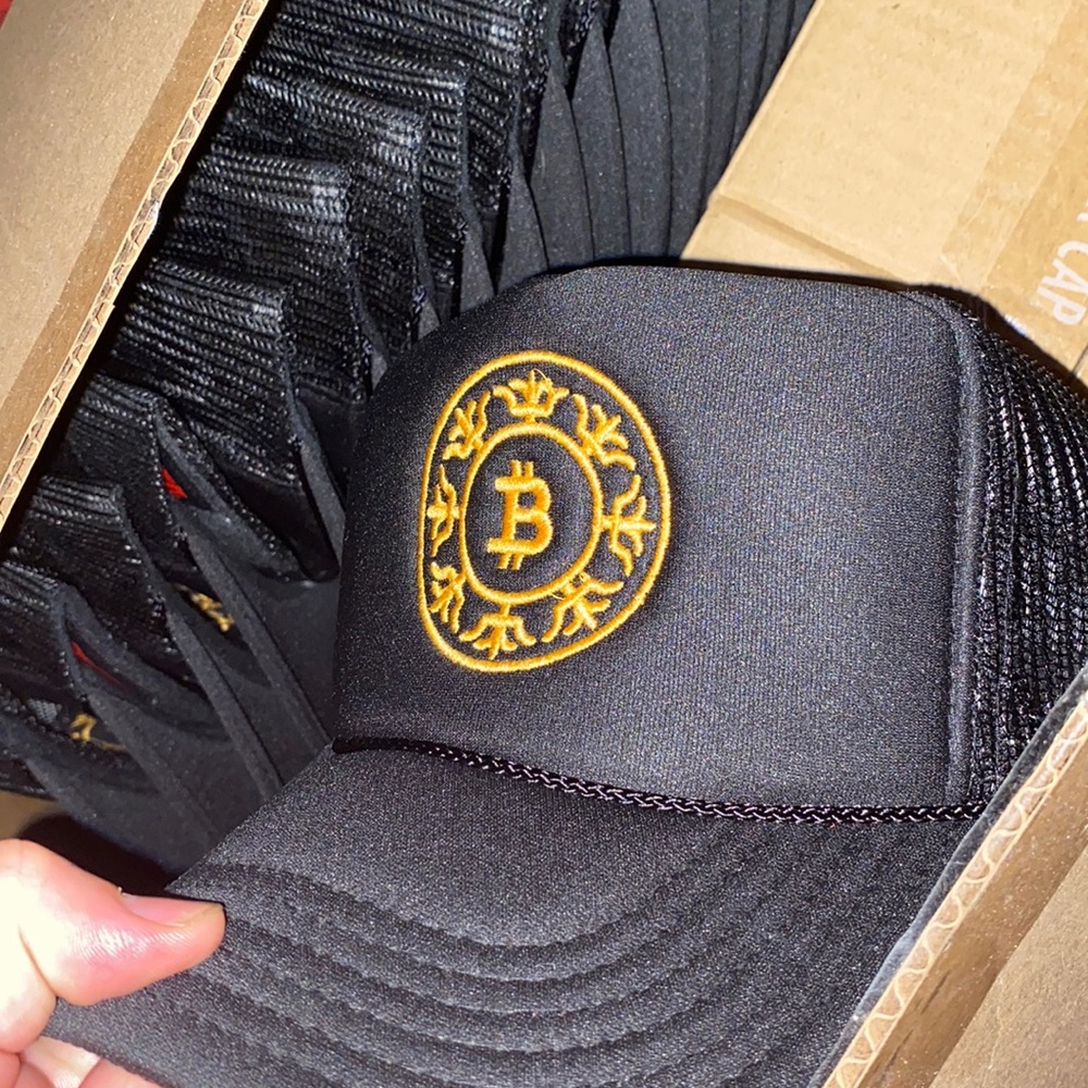 Bitcoin trucker hat